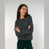 Roller uniszex pulóver (L, Dark Heather Grey)