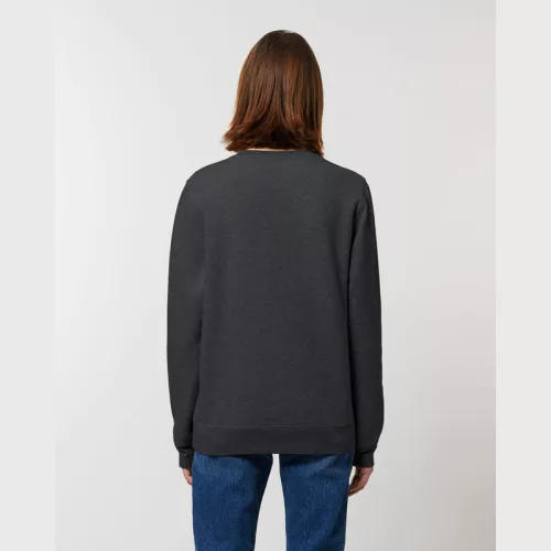 Roller uniszex pulóver (S, Dark Heather Grey)