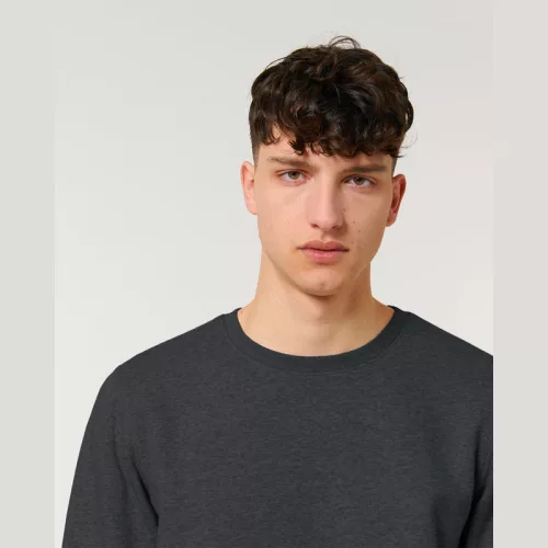 Roller uniszex pulóver (2XL, Dark Heather Grey)