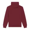 Hygger Sherpa uniszex cipzáros kapucnis pulóver (2XL, Burgundy)
