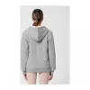 Hygger Sherpa uniszex cipzáros kapucnis pulóver (2XS, Heather Grey)