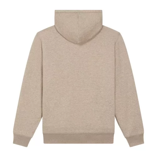 Hygger Sherpa uniszex cipzáros kapucnis pulóver (2XL, Heather Sand)