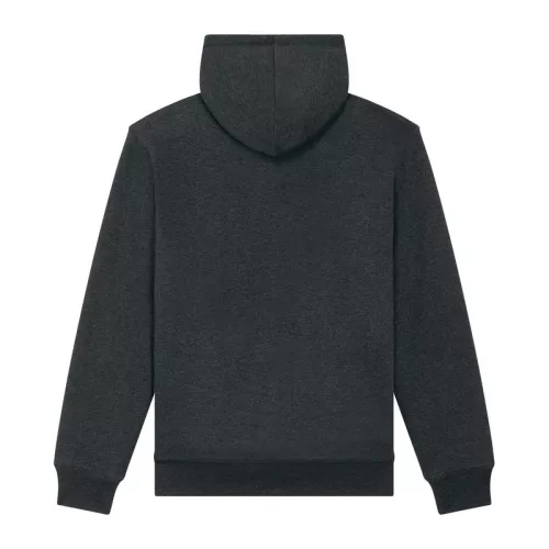 Hygger Sherpa uniszex cipzáros kapucnis pulóver (3XL, Dark Heather Grey)