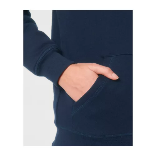 Hygger Sherpa uniszex cipzáros kapucnis pulóver (2XL, French Navy)