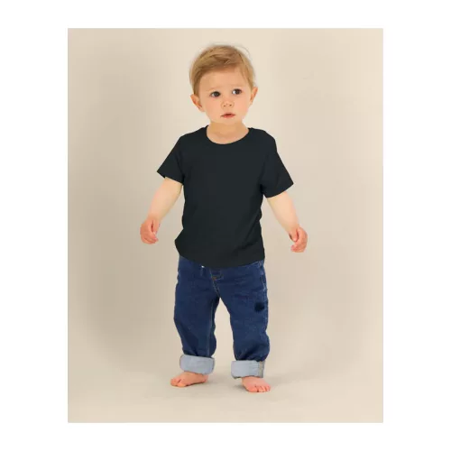 Baby Creatorbabies póló (0-6 m/56-68cm, Black)