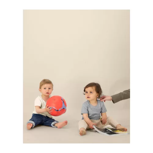 Baby Creatorbabies póló (0-6 m/56-68cm, Natural Raw)