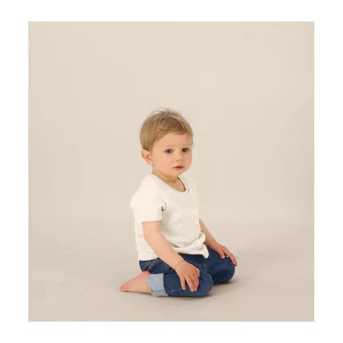 Baby Creatorbabies póló (0-6 m/56-68cm, Natural Raw)