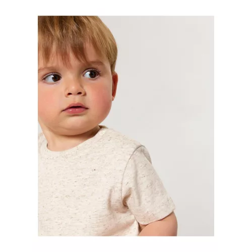 Baby Creatorbabies póló (0-6 m/56-68cm, Eco Heather)