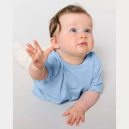 Baby Creatorbabies póló (6-12 m/68-80cm, Blue Soul)