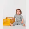 Baby Creatorbabies póló (0-6 m/56-68cm, Heather Grey)