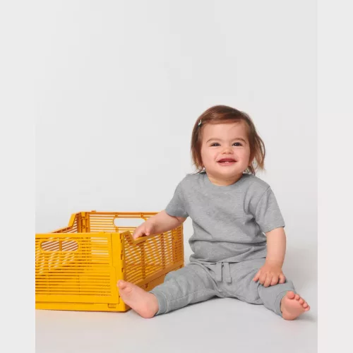 Baby Creatorbabies póló (18-24 m/86-92cm, Heather Grey)