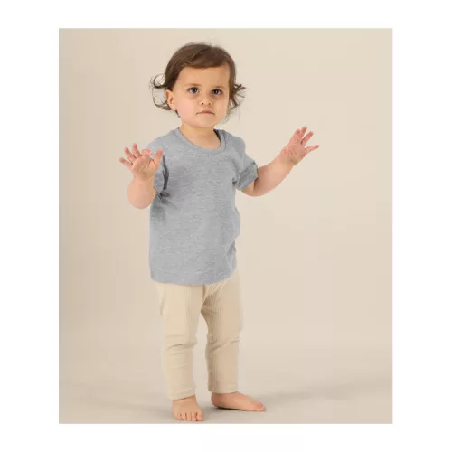 Baby Creatorbabies póló (18-24 m/86-92cm, Heather Grey)