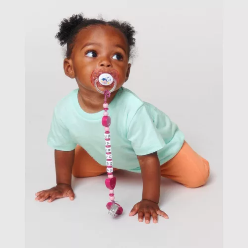 Baby Creatorbabies póló (0-6 m/56-68cm, Caribbean Blue)