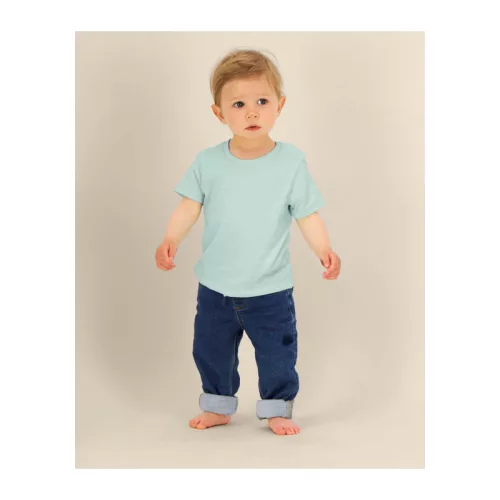 Baby Creatorbabies póló (6-12 m/68-80cm, Caribbean Blue)