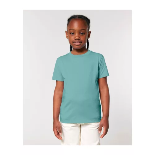 Mini Creator 2.0 gyerekpóló (3-4/98-104cm, Teal Monstera)