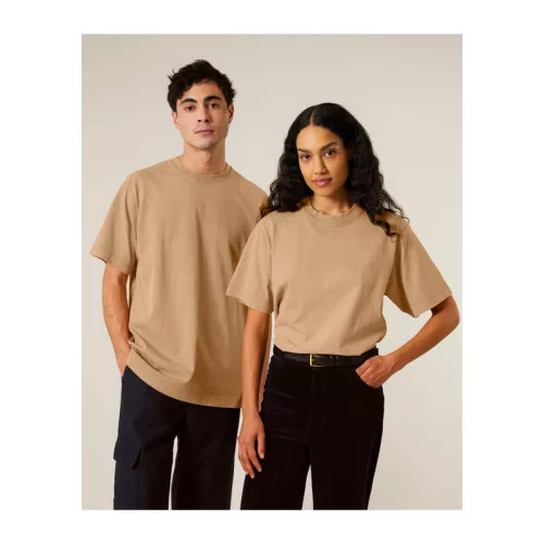 Freestyler Vintage nehézsúlyú póló (L, G. Dyed Latte)