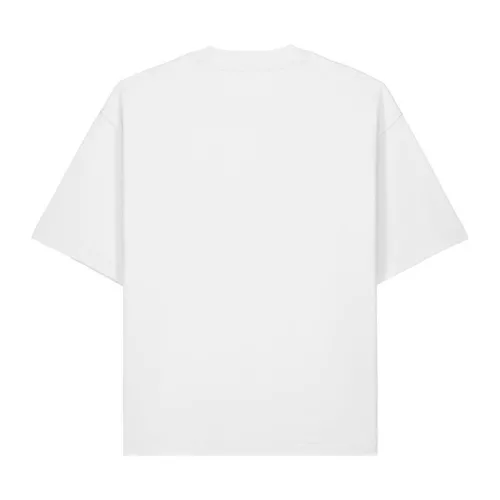 Ikonikus, közepesen vastag uniszex lezser póló (3XL, White)