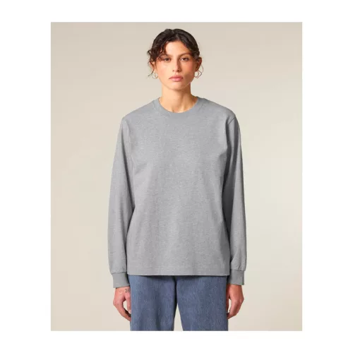 Freestyler hosszú ujjú póló (L, Heather Grey)