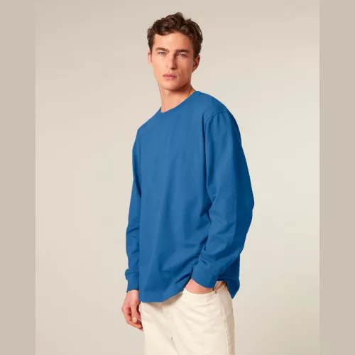 Freestyler hosszú ujjú póló (3XL, Mindful Blue)