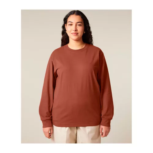 Freestyler hosszú ujjú póló (2XL, Heritage Brown)