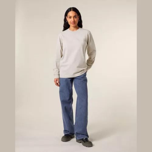 Freestyler hosszú ujjú póló (3XL, Heather Haze)