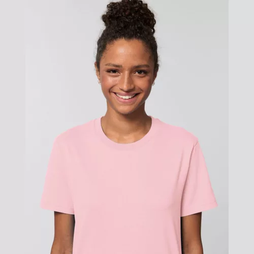 Rocker Tubular uniszex póló (S, Cotton Pink)