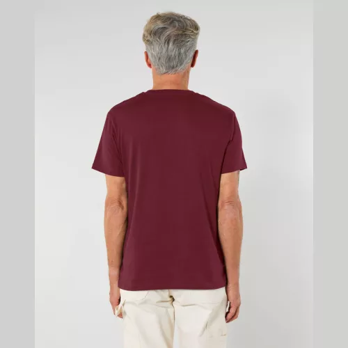 Rocker Tubular uniszex póló (L, Burgundy)