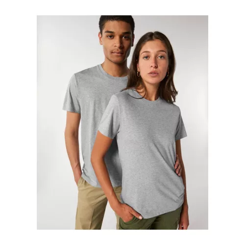 Rocker Tubular uniszex póló (S, Heather Grey)