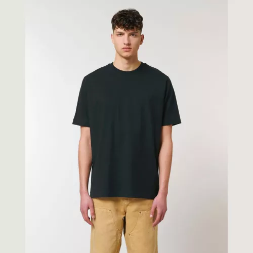 Freestyler uniszex nehézsúlyú póló (L, Black)