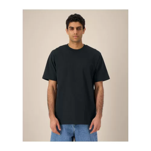 Freestyler uniszex nehézsúlyú póló (L, Black)