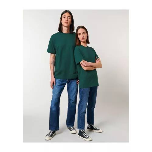 Freestyler uniszex nehézsúlyú póló (L, Glazed Green)