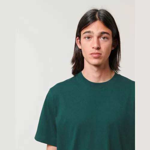 Freestyler uniszex nehézsúlyú póló (L, Glazed Green)