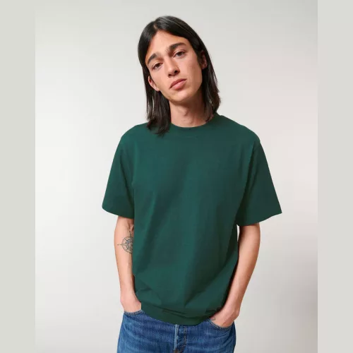 Freestyler uniszex nehézsúlyú póló (L, Glazed Green)