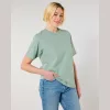 Freestyler uniszex nehézsúlyú póló (L, Aloe)