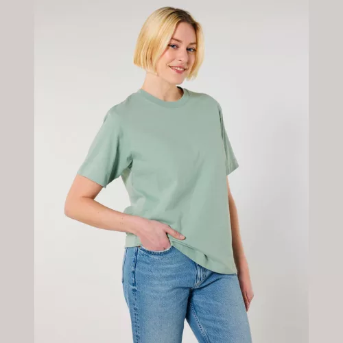 Freestyler uniszex nehézsúlyú póló (L, Aloe)