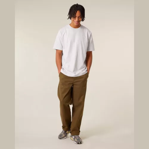 Freestyler uniszex nehézsúlyú póló (S, Cool Heather Grey)