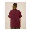 Freestyler uniszex nehézsúlyú póló (L, Burgundy)