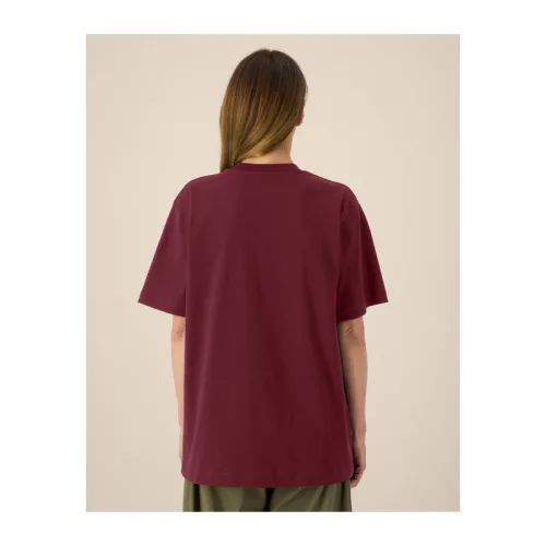 Freestyler uniszex nehézsúlyú póló (L, Burgundy)