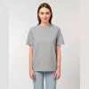 Freestyler uniszex nehézsúlyú póló (L, Heather Grey)