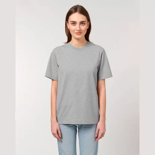Freestyler uniszex nehézsúlyú póló (L, Heather Grey)