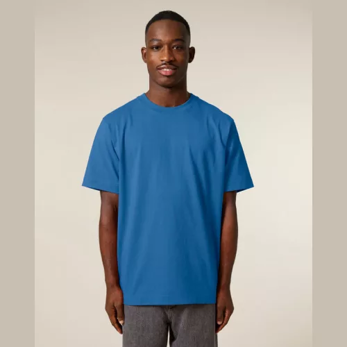 Freestyler uniszex nehézsúlyú póló (L, Mindful Blue)