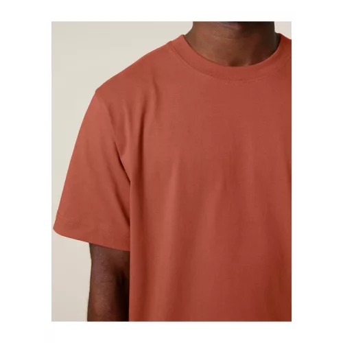 Freestyler uniszex nehézsúlyú póló (L, Heritage Brown)