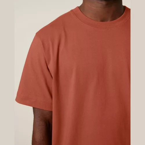 Freestyler uniszex nehézsúlyú póló (L, Heritage Brown)