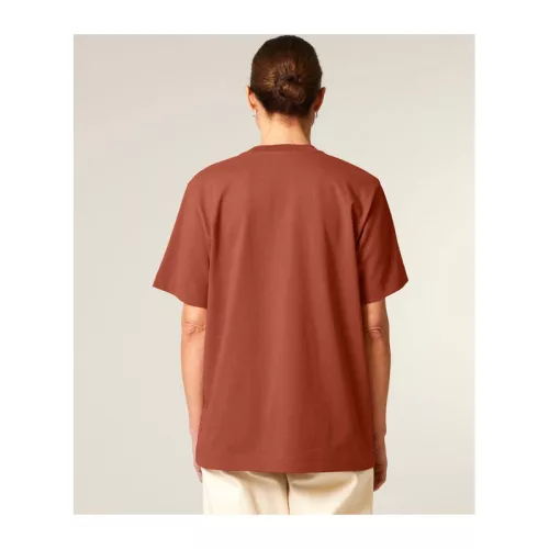 Freestyler uniszex nehézsúlyú póló (L, Heritage Brown)