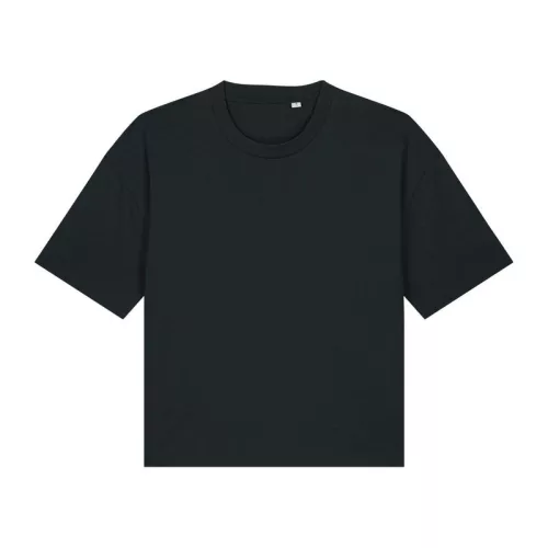 Stella Nova női boxy póló (S, Black)