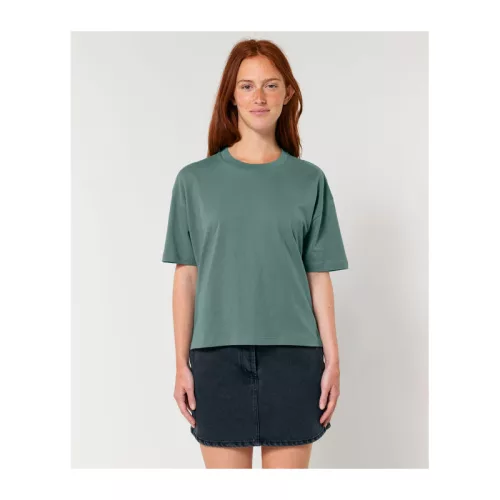 Stella Nova női boxy póló (XL, Green Bay)
