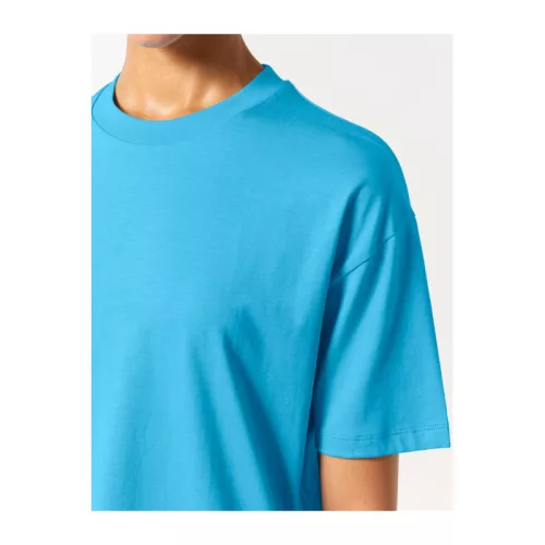 Stella Nova női boxy póló (XL, Aqua Blue)