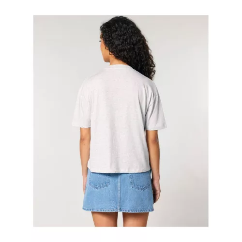 Stella Nova női boxy póló (XL, Cool Heather Grey)