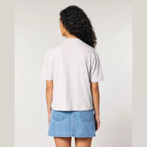 Stella Nova női boxy póló (2XL, Cool Heather Grey)