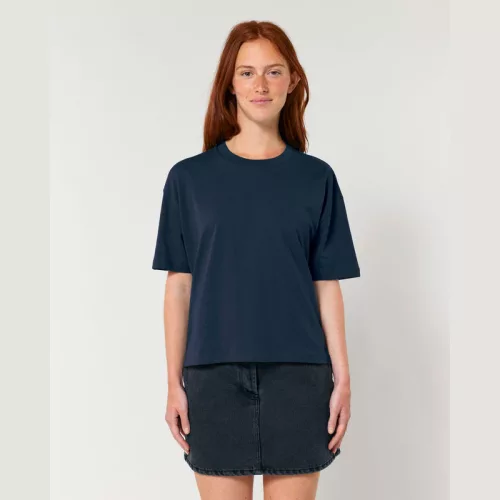 Stella Nova női boxy póló (XL, French Navy)